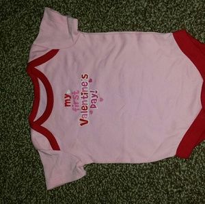 1st valentine's onsie